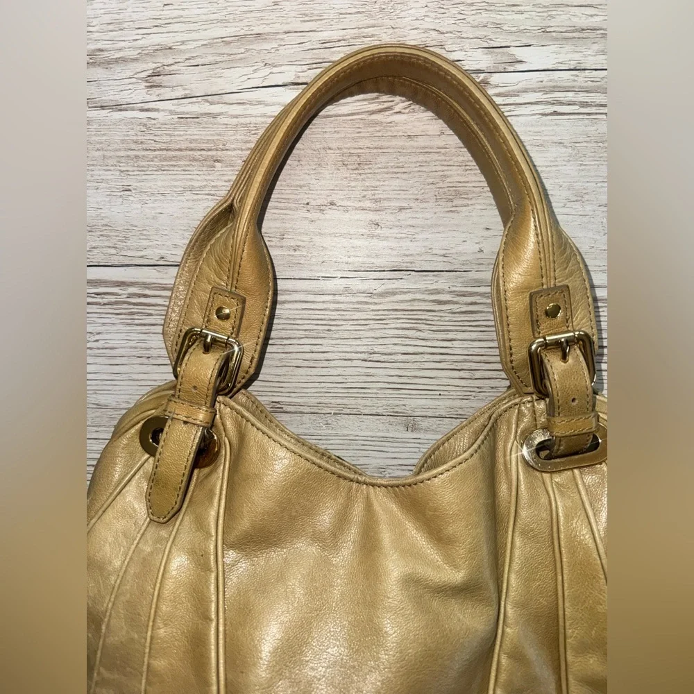 Kooba Large Leather Hobo Shoulder Bag Purse